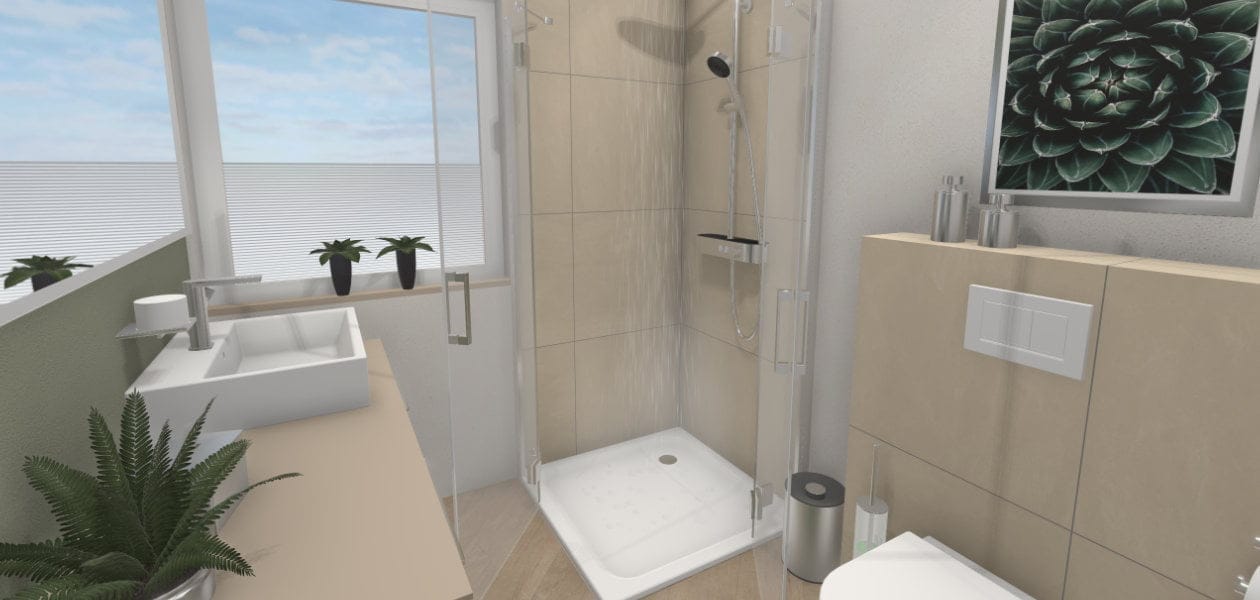 Kleines Bad, große Inspiration Modern und gemütlich – 5 qm