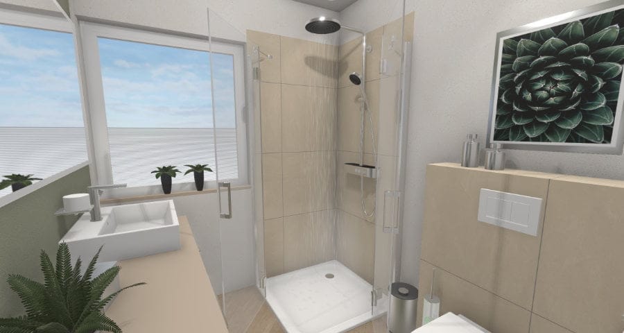 Kleines Bad, große Inspiration Modern und gemütlich – 5 qm