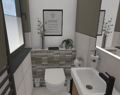 Das platzsparende Gäste-WC – 1,4 qm