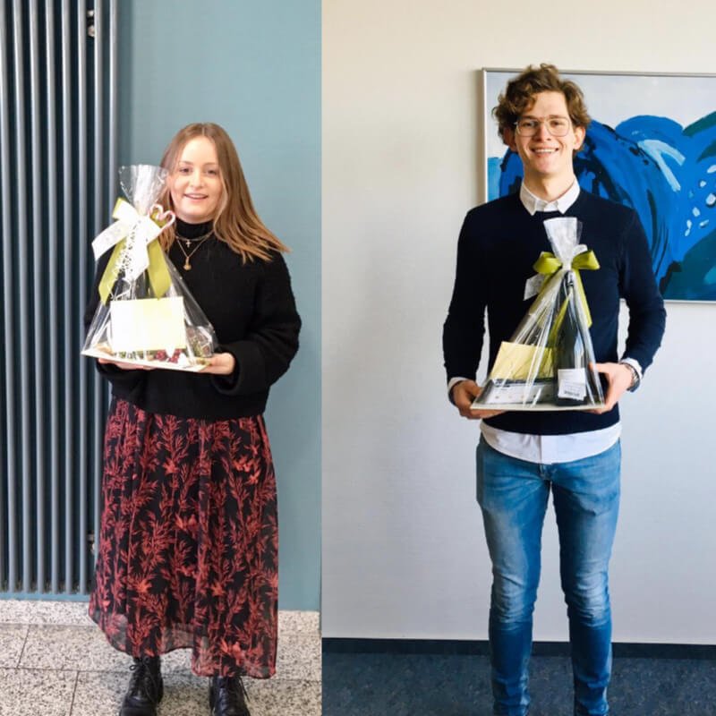 Foto v.l.n.r. Lisa und Matthias