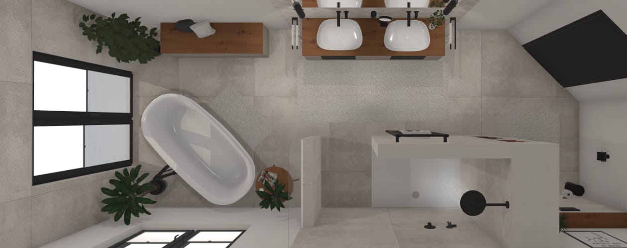 Raum in der Länge – wie ein Schlauchbad zur Wohlfühlzone wurde