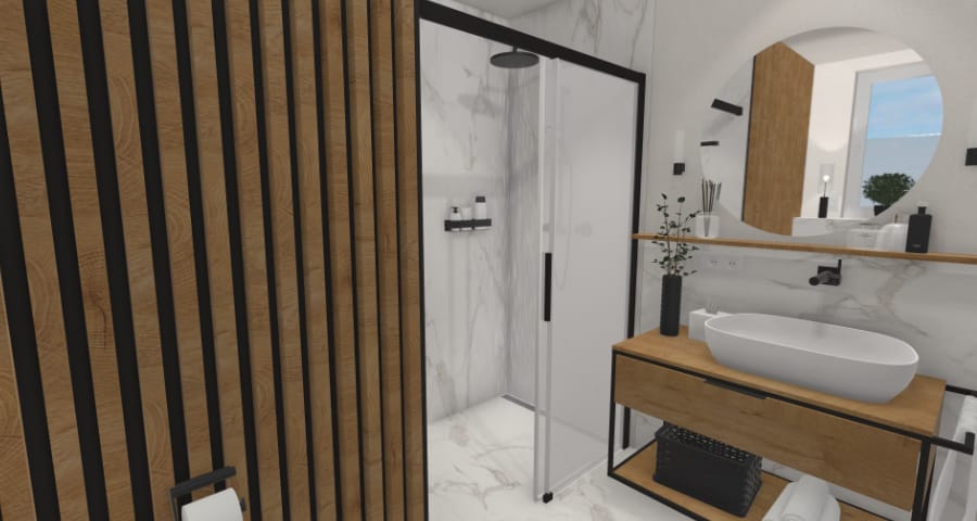 Fünf Quadratmeter, ein großer Anspruch – Wie ein Gäste-Duschbad zur Visitenkarte wurde