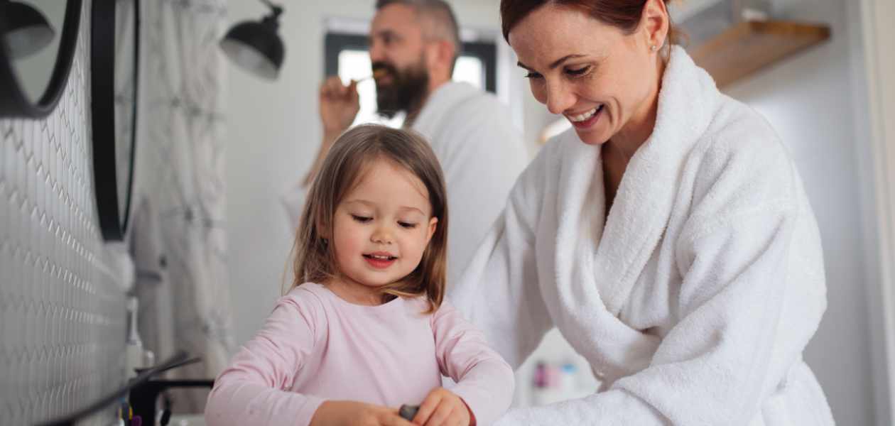 Hygiene im Familienbadezimmer