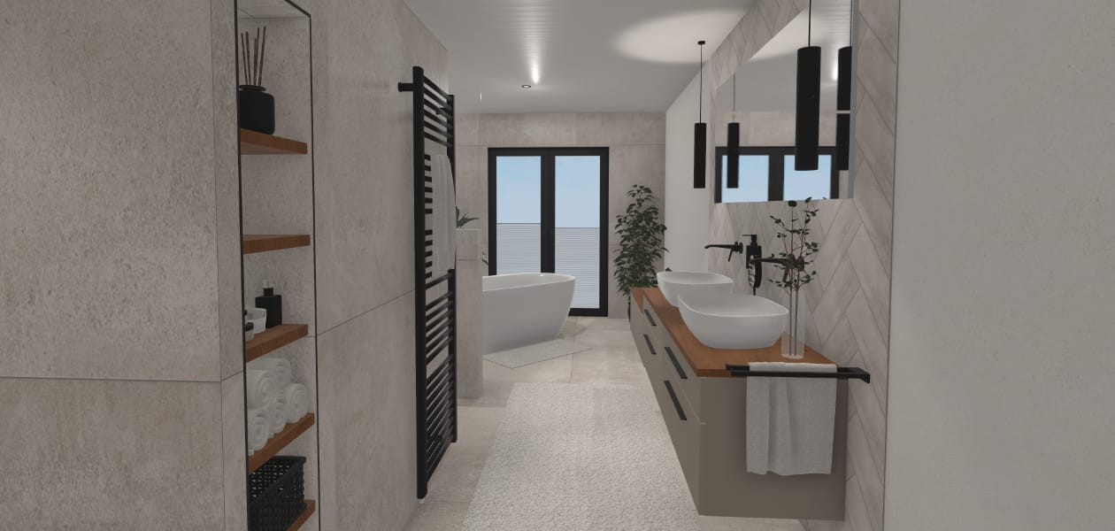 Einblick ins Schlauchbad