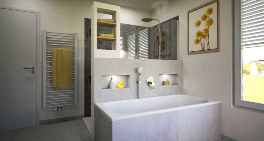 Weg von der Planung hinein in das Leben einer dreiköpfigen Familie