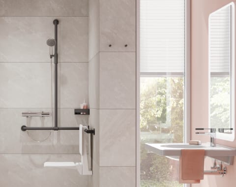 Minimalistisches Design für dein barrierefreies Bad.