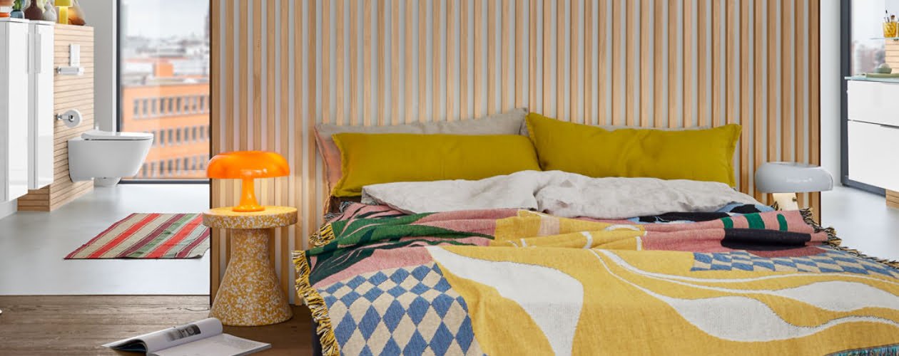 Hier wollen wir nie wieder aufstehen und wenn: Die Toilette ist gleich um die Ecke.