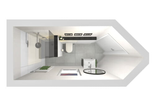 Raumwunder Schlauchbad | 5 m²