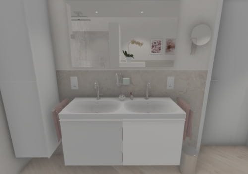 Doppelwaschtisch: Geräumig, minimalistisch, schick