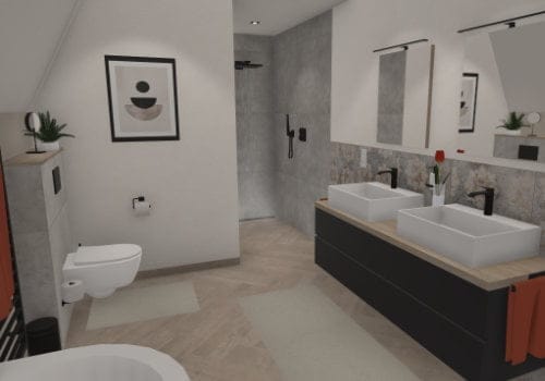 Dusche mit Nische: Moderner Luxus in der kleinen Ecke