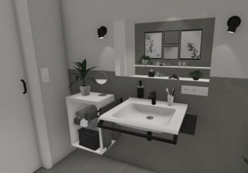 Der unterfahrbare Waschtisch – Komfort trifft Eleganz