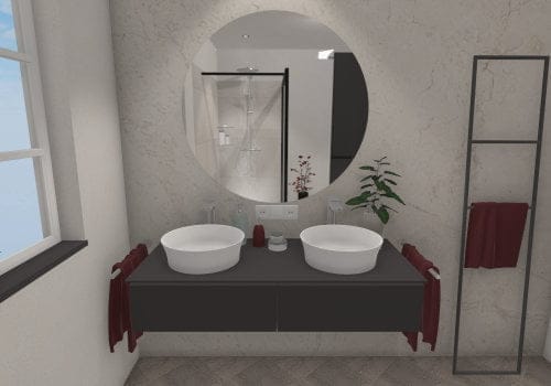 Der elegante Doppelwaschtisch: Moderne Akzente für kleine Badezimmer