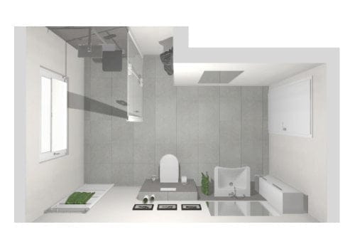 Das barrierefreie Bad mit Duschklappsitz | 9 qm