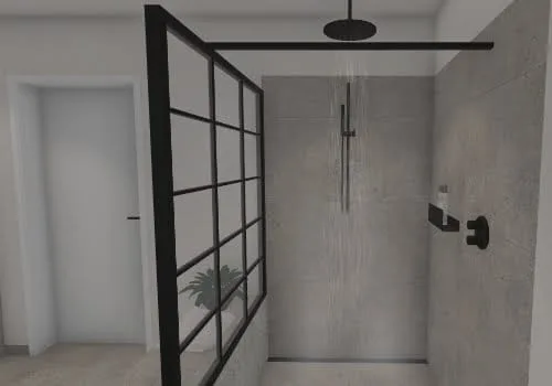 Badezimmer mit Dusche – Wellness im großen Format