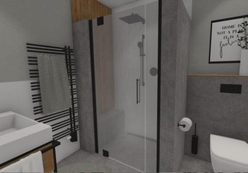 Duschen in der gemütlichen Nische: Begehbare Dusche für kleine Badezimmer