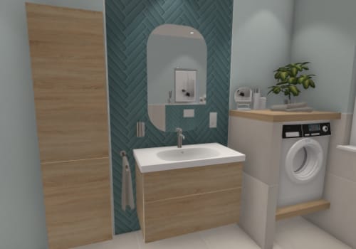 Badmöbel & Waschmaschine