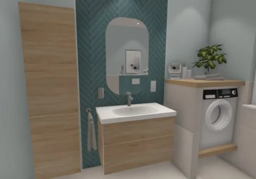 Badmöbel & Waschmaschine 