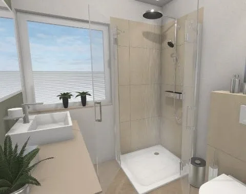 Kleines Bad, große Inspiration Modern und gemütlich – 5 qm