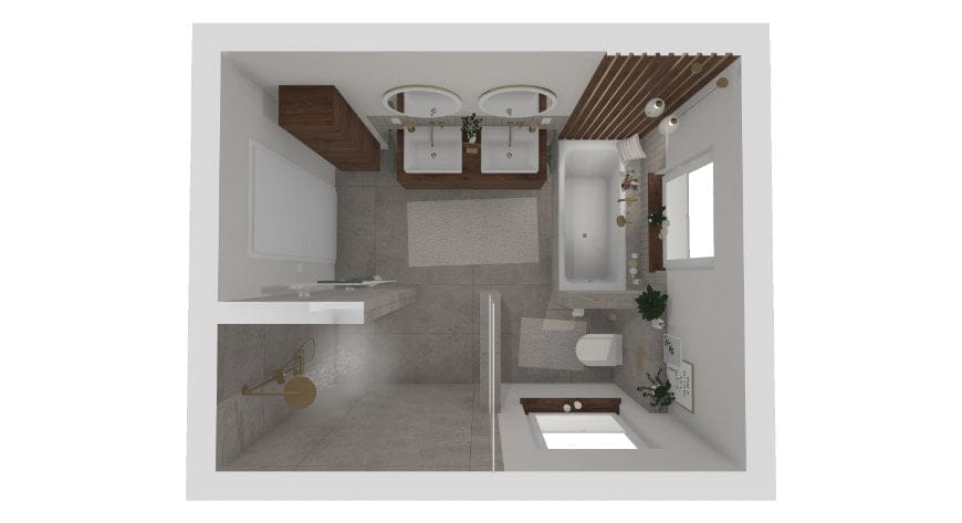 Kleines Bad mit Dusche: Maximale Funktionalität auf minimalem Raum