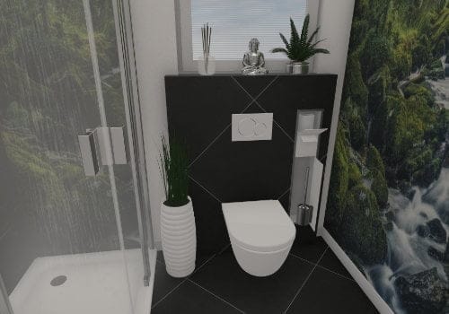 Die Toilette mit Fenster: Natürliches Licht für kleine Bäder