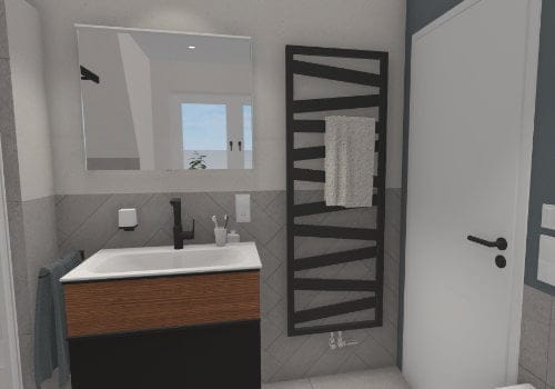 Stilvoller Einzelwaschtisch