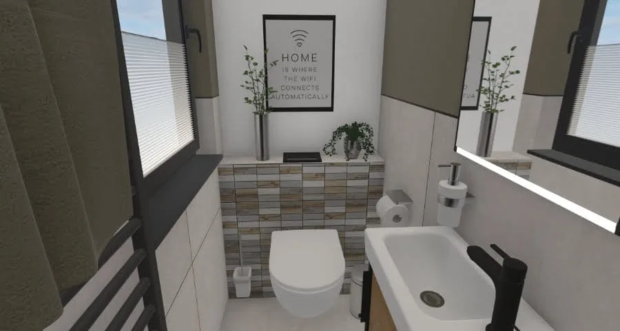 Das platzsparende Gäste-WC – 1,4 qm