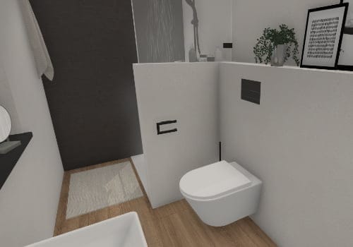 Jeder Zentimeter zählt: Das WC