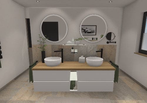 Der Doppelwaschtisch: Eleganz trifft Funktionalität 