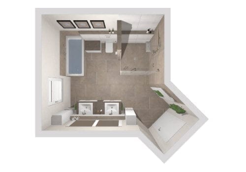 Das große Familienbadezimmer | 15 qm