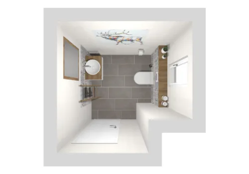 Das skandinavische Gäste-WC | 4 m²