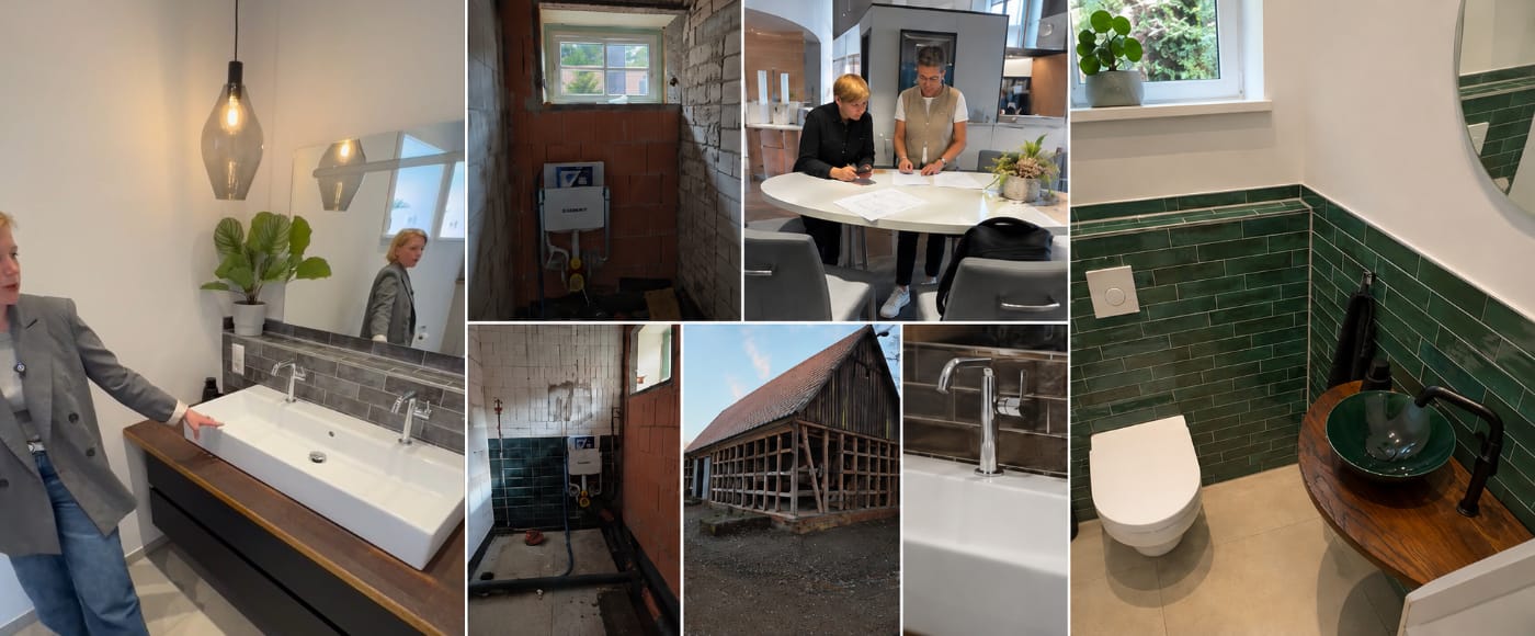 VOM ROHBAU
ZUM FERTIGEN
WOHLFÜHLBAD